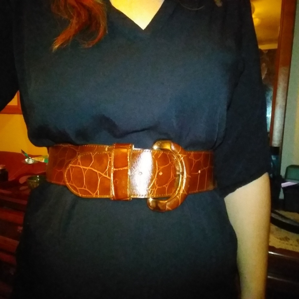 Genuine leather belt